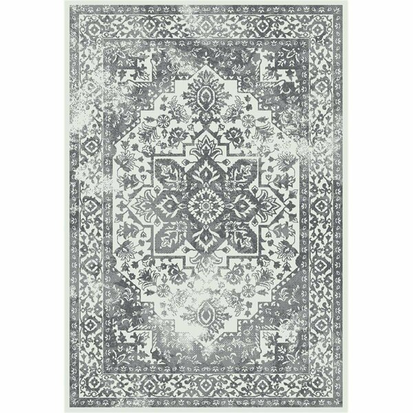 Mayberry Rug 5 ft. 3 in. x 7 ft. 3 in. Augusta Heather Area Rug, Cream AU5022 5X8